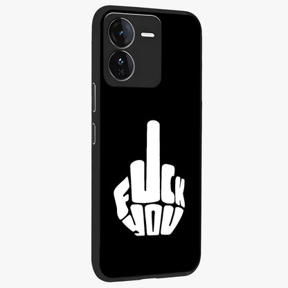Rebel Mode On Glass Case upright view showcasing striking statement artwork with bold rebellious theme.