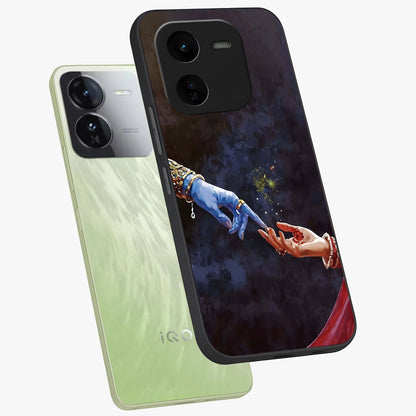 Divine Touch Eternal Glass Case displayed in angled mockup highlighting elegant divine inspired design with calm aesthetic style.