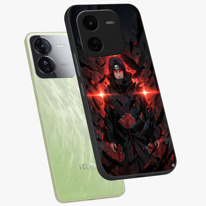 Focused Blade Discipline Glass Case displayed in angled mockup highlighting clean minimal text artwork with modern aesthetic style.