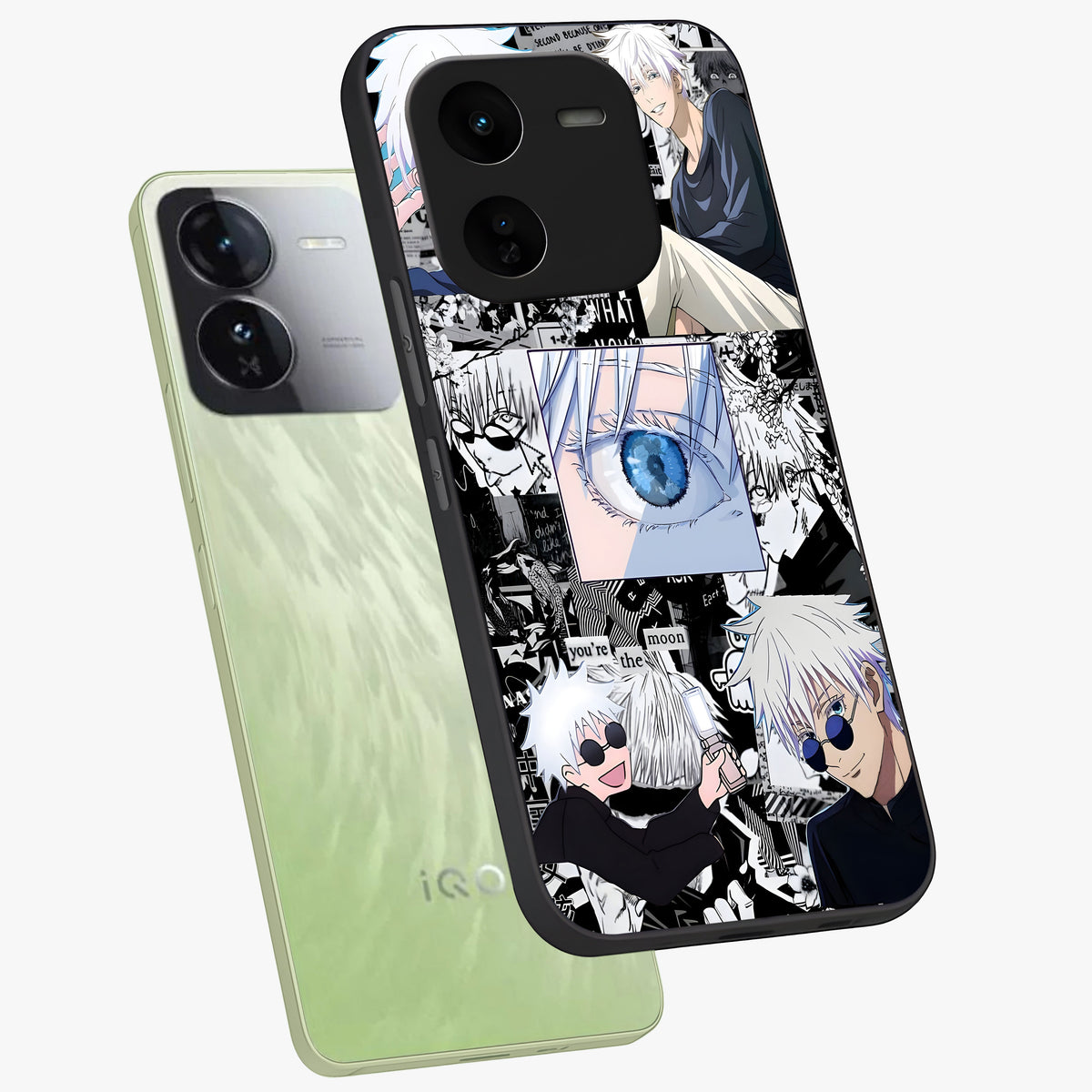 Infinity Sorcerer Chaos Glass Case displayed in angled mockup highlighting powerful magical design with fantasy aesthetic style.