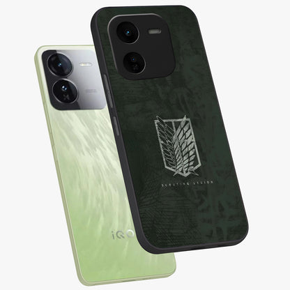 Wings Of Freedom Glass Case displayed in angled mockup highlighting graceful wing design with inspirational aesthetic.