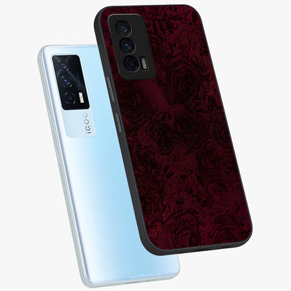 Crimson Fade Flow Glass Case displayed in angled mockup highlighting smooth gradient design with modern aesthetic style.