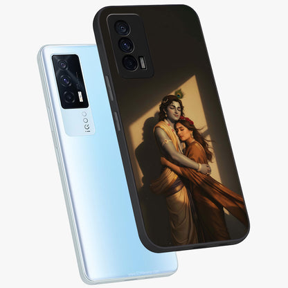 Divine Eternal Love Glass Case displayed in angled mockup highlighting elegant divine inspired design with peaceful aesthetic.
