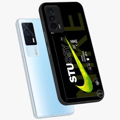 Neon Street Edition Glass Case displayed in angled mockup highlighting vibrant urban design with bold street aesthetic.