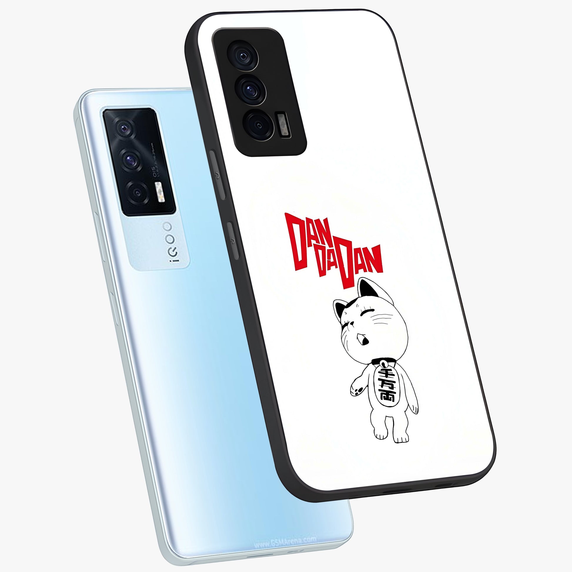 Playful Spirit Charm Glass Case displayed in angled mockup highlighting lively decorative design with playful aesthetic style.