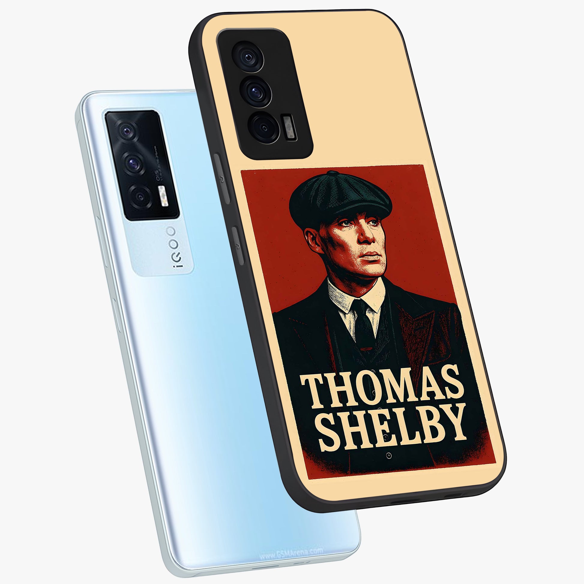 Vintage Mafia Authority Glass Case displayed in angled mockup highlighting powerful retro design with classic gangster aesthetic.