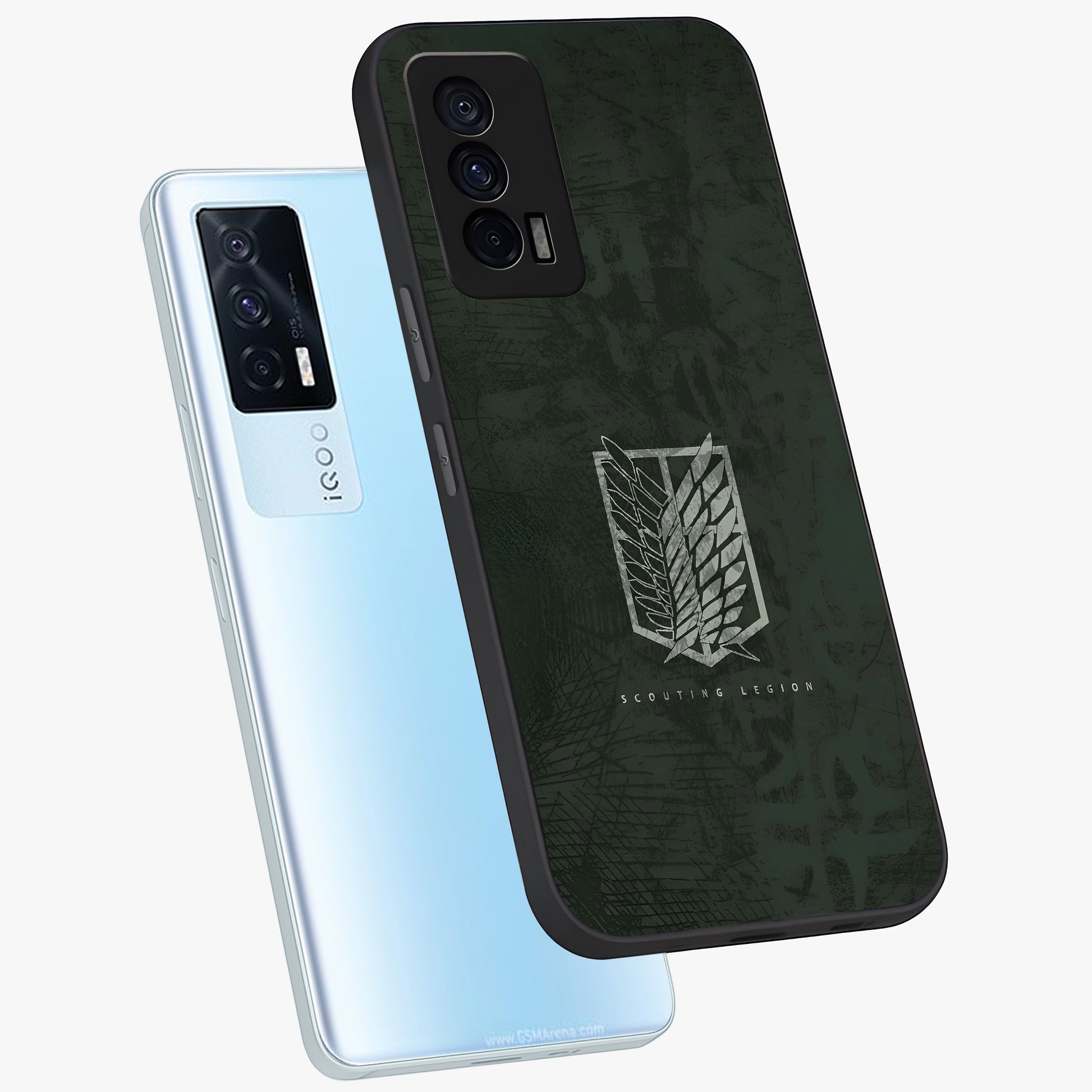 Wings Of Freedom Glass Case displayed in angled mockup highlighting graceful wing design with inspirational aesthetic.