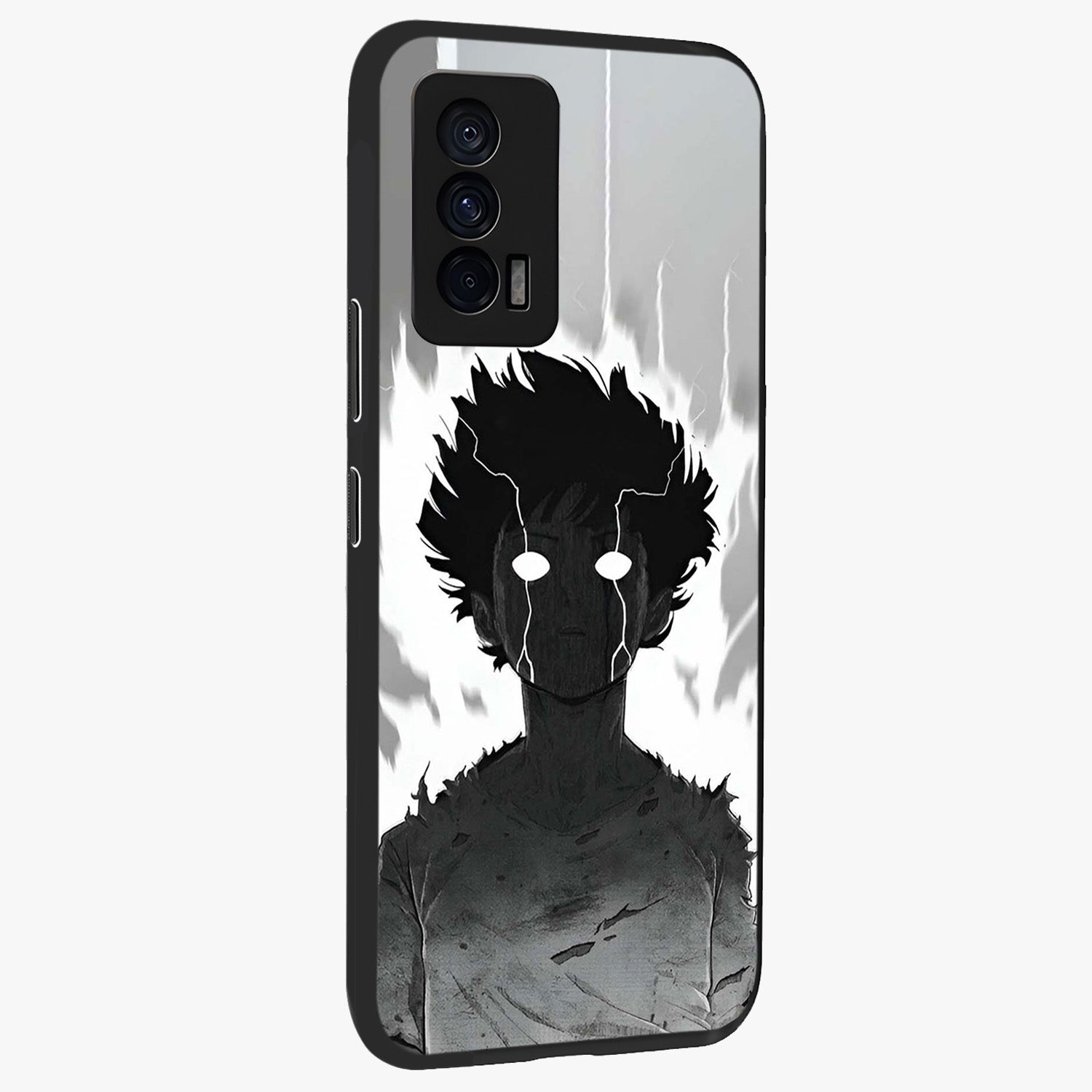 Awakened Inner Rage Glass Case upright view showcasing dramatic artwork with strong expressive aesthetic.