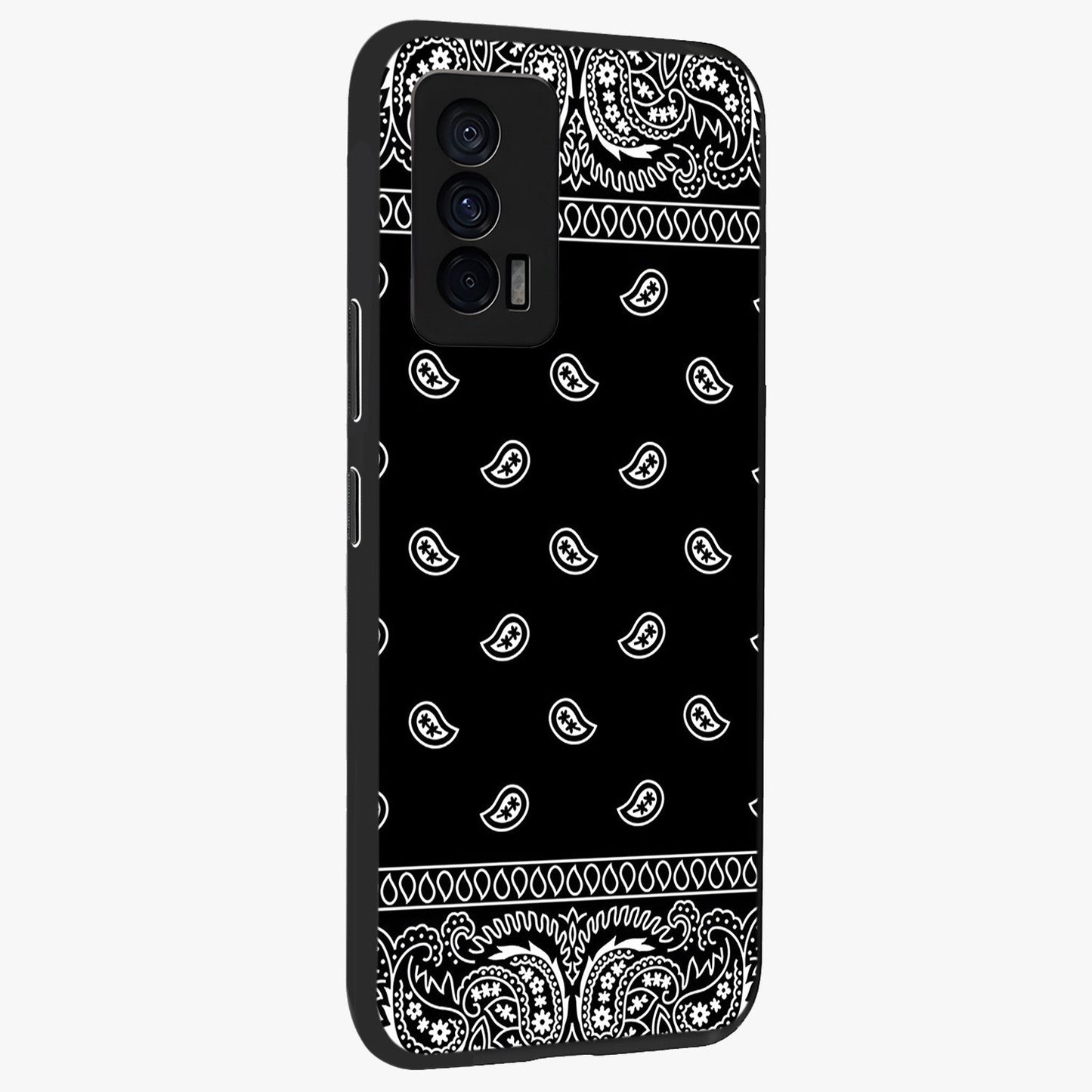 Retro Rebel Threads Glass Case upright view showcasing stylish vintage artwork with bold retro theme.