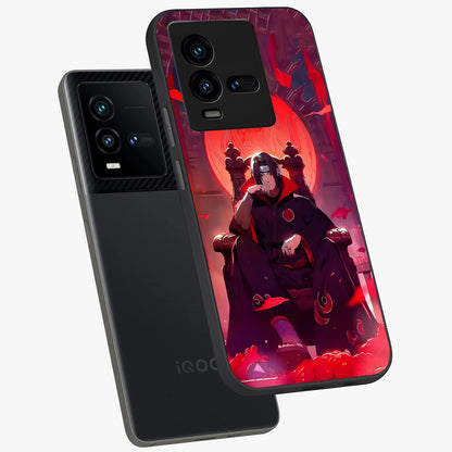 Blood Moon Sovereign Glass Case displayed in angled mockup highlighting dark celestial moon design and dramatic theme.