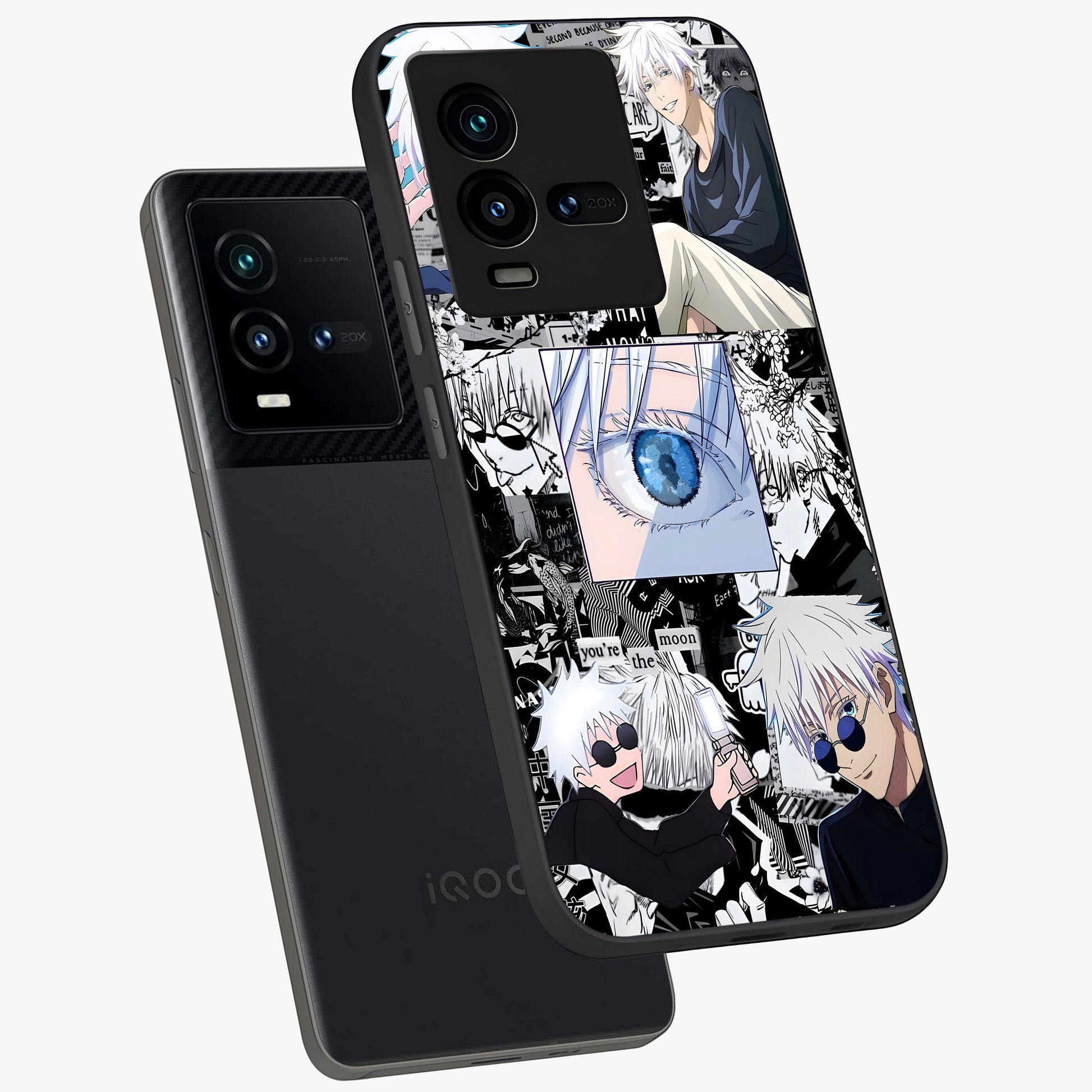 Infinity Sorcerer Chaos Glass Case displayed in angled mockup highlighting powerful magical design with fantasy aesthetic style.