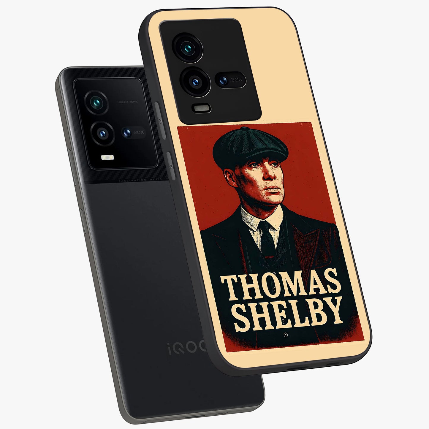 Vintage Mafia Authority Glass Case displayed in angled mockup highlighting powerful retro design with classic gangster aesthetic.