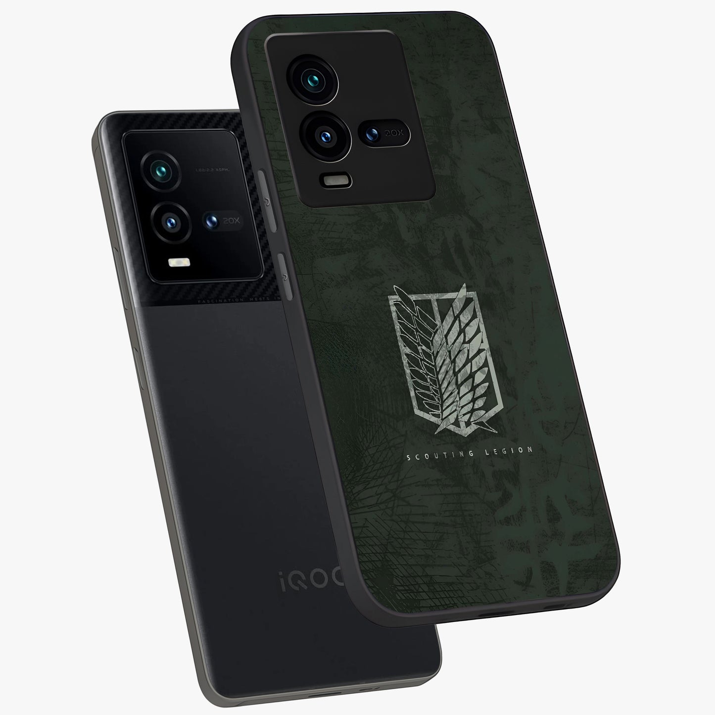 Wings Of Freedom Glass Case displayed in angled mockup highlighting graceful wing design with inspirational aesthetic.