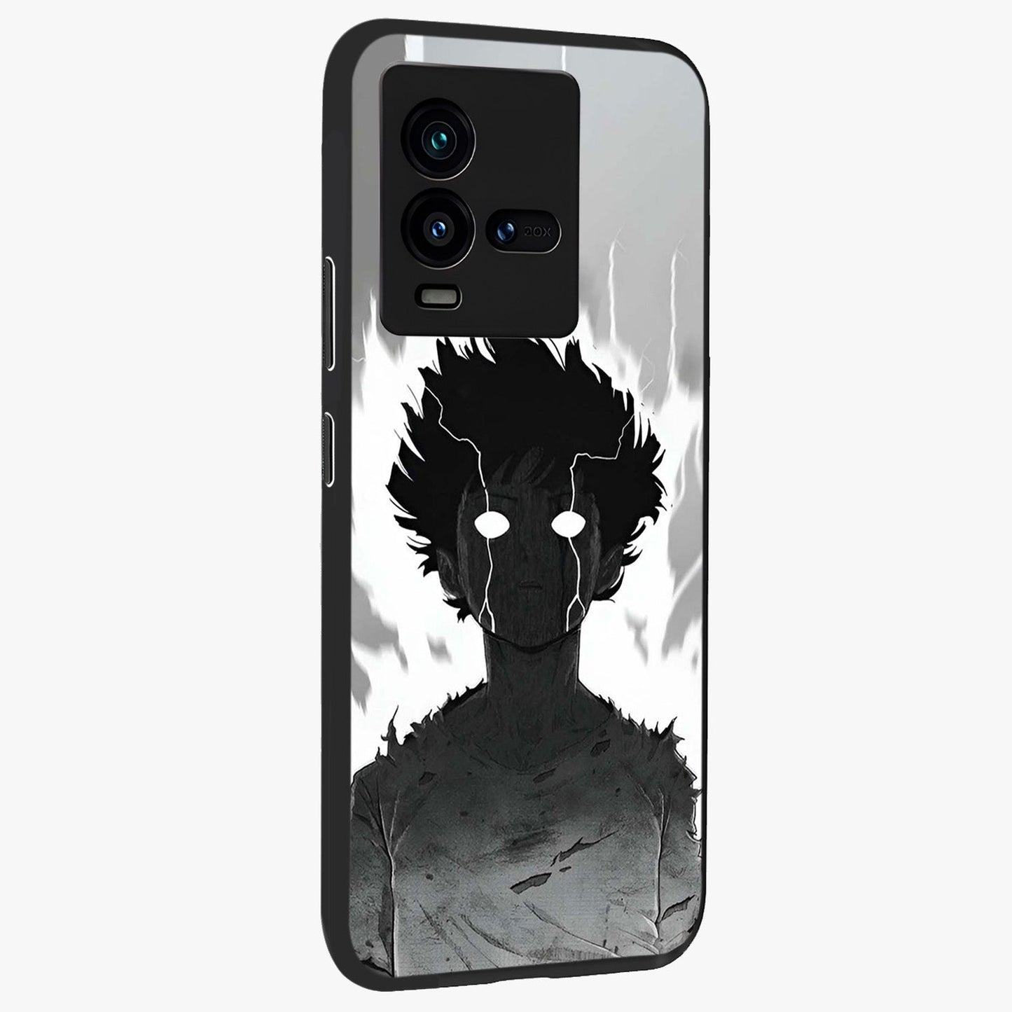 Awakened Inner Rage Glass Case upright view showcasing dramatic artwork with strong expressive aesthetic.