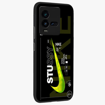 Neon Street Edition Glass Case upright view showcasing colorful neon artwork with modern street culture theme.