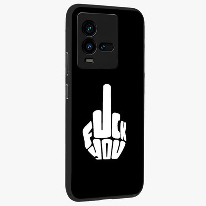 Rebel Mode On Glass Case upright view showcasing striking statement artwork with bold rebellious theme.
