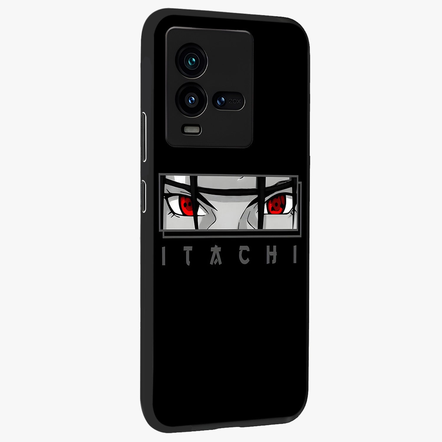 Scarlet Gaze Dominance Glass Case upright view showcasing powerful dramatic artwork with dominant artistic theme.