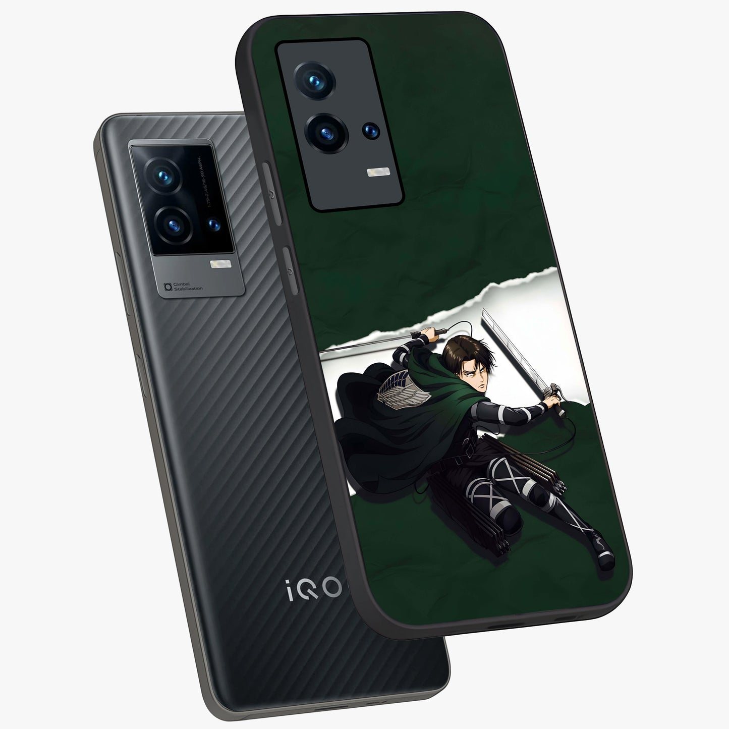 Emerald War Vanguard Glass Case displayed in angled mockup highlighting intense battle inspired design with emerald tone aesthetic.