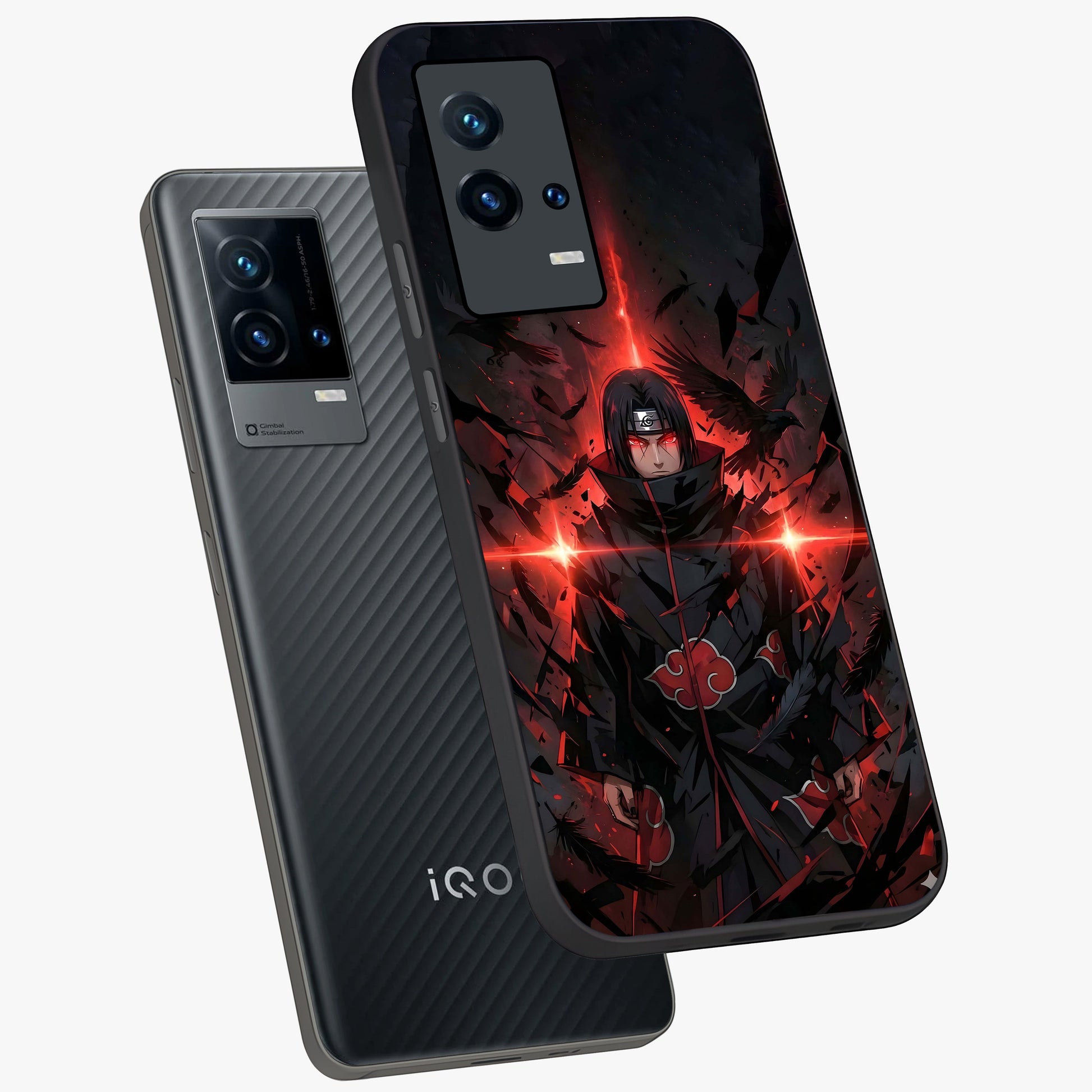 Focused Blade Discipline Glass Case displayed in angled mockup highlighting clean minimal text artwork with modern aesthetic style.