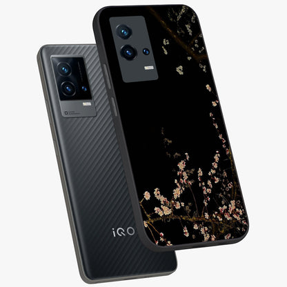 Petal Moon Light With Custom Name Glass Case displayed in angled mockup highlighting delicate petal design with custom name feature.