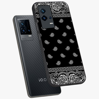 Retro Rebel Threads Glass Case displayed in angled mockup highlighting retro inspired graphic design with rebellious aesthetic.