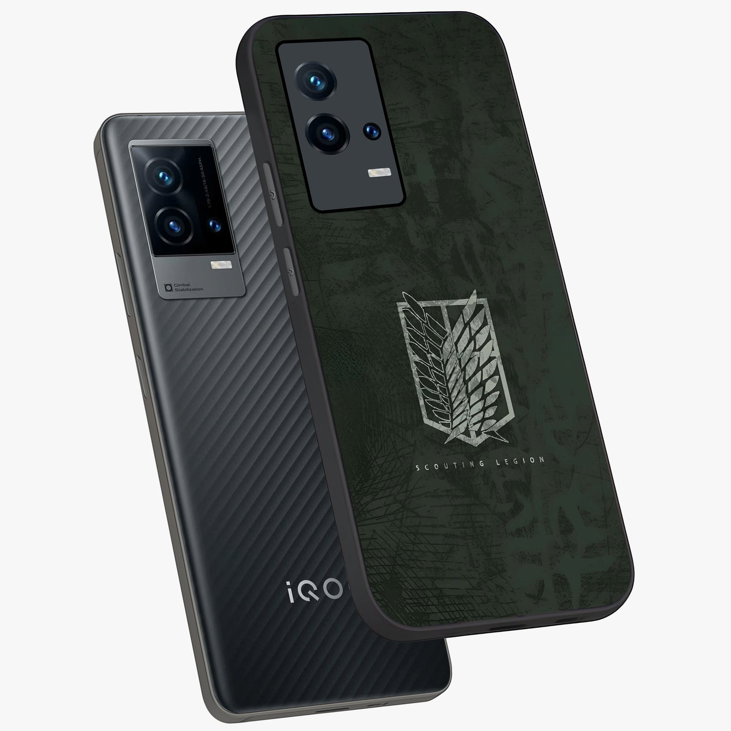 Wings Of Freedom Glass Case displayed in angled mockup highlighting graceful wing design with inspirational aesthetic.