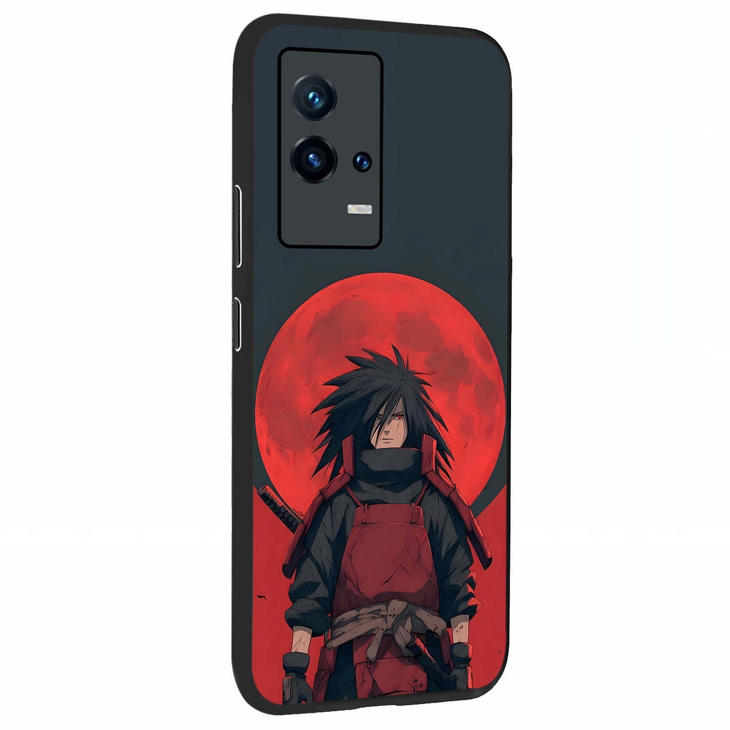 Crimson Moon Warlord Glass Case upright view showcasing powerful warlord artwork with dark celestial theme.