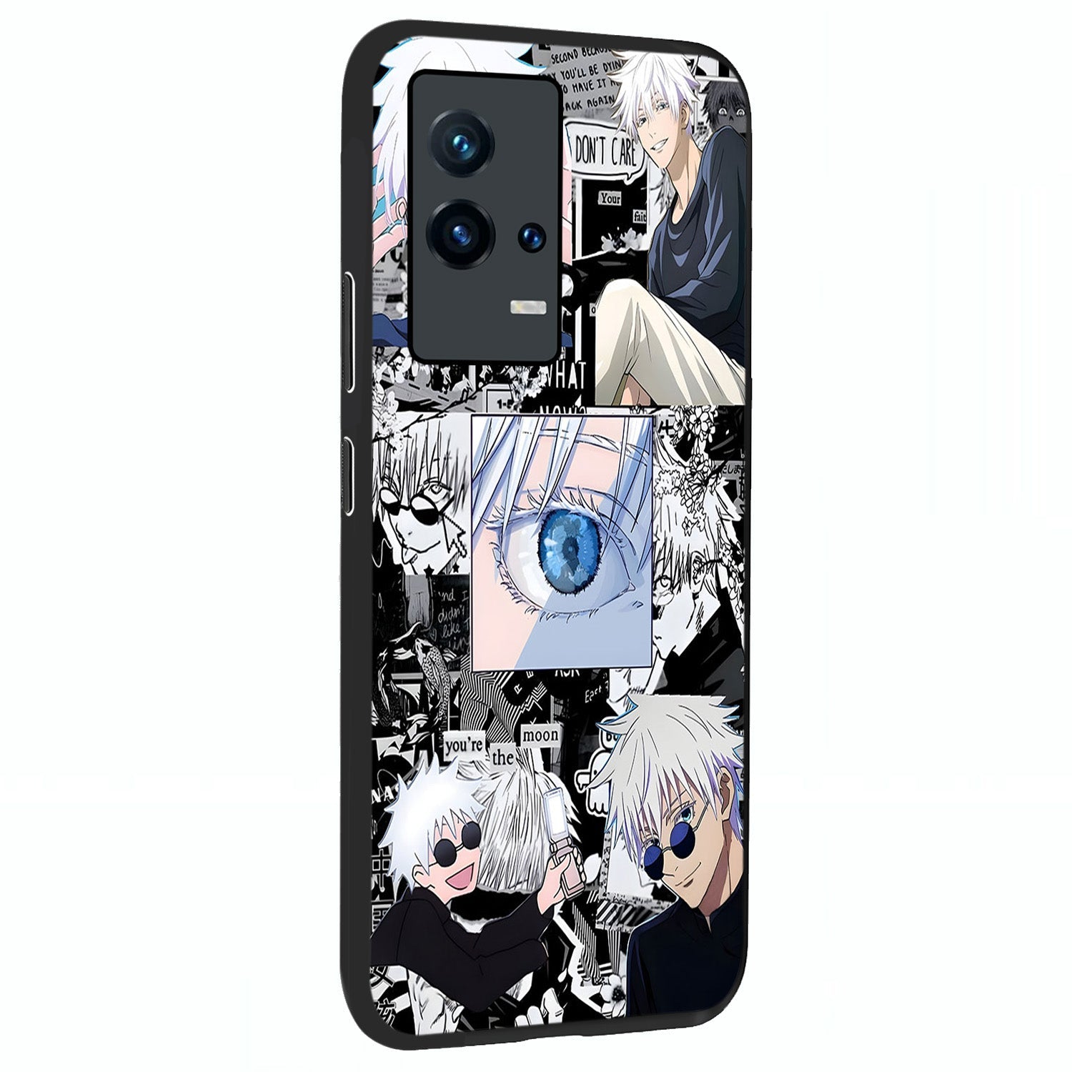 Infinity Sorcerer Chaos Glass Case upright view showcasing dramatic sorcerer artwork with chaotic mystical theme.