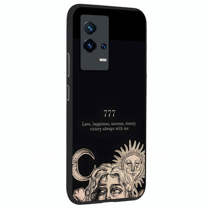 Mystic Victory Aura Glass Case upright view showcasing powerful victory themed artwork with spiritual energy vibe.
