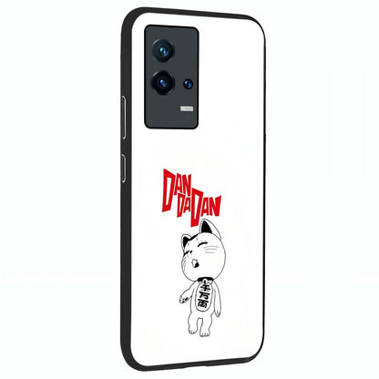 Playful Spirit Charm Glass Case upright view showcasing vibrant charm artwork with fun artistic theme.