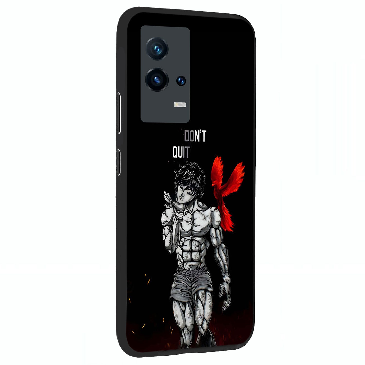 Rise Beyond Limits Glass Case upright view showcasing powerful inspirational artwork with uplifting theme.