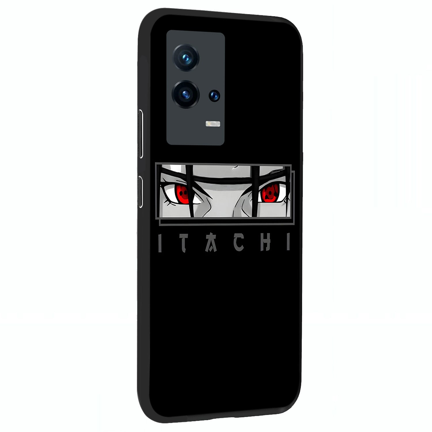 Scarlet Gaze Dominance Glass Case upright view showcasing powerful dramatic artwork with dominant artistic theme.
