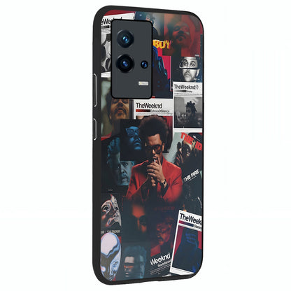The Weeknd Glass Case upright view showcasing bold music themed artwork with contemporary artistic style.