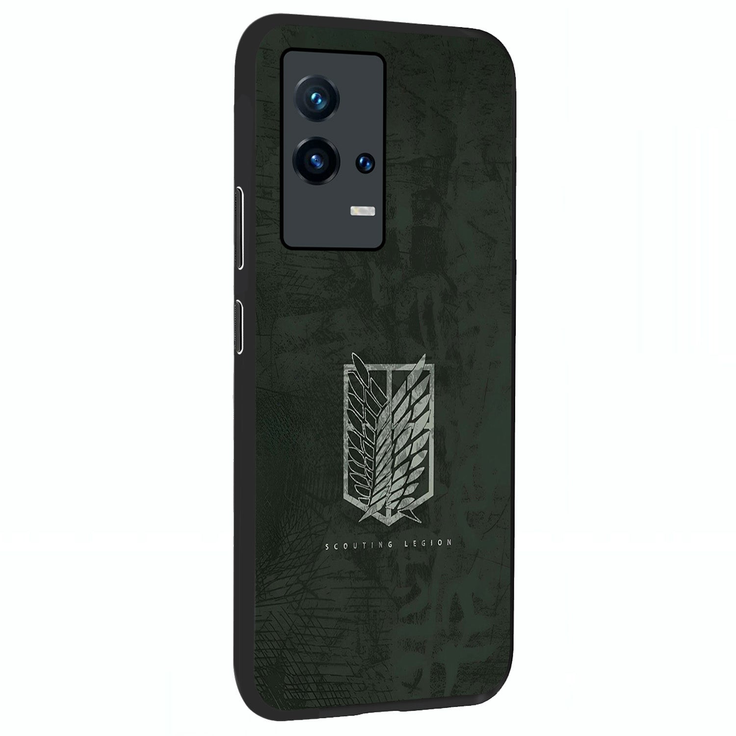 Wings Of Freedom Glass Case upright view showcasing powerful wings artwork with freedom themed design.
