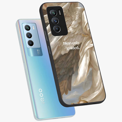 Divine Winged Grace Glass Case displayed in angled mockup highlighting graceful wing design with divine aesthetic style.