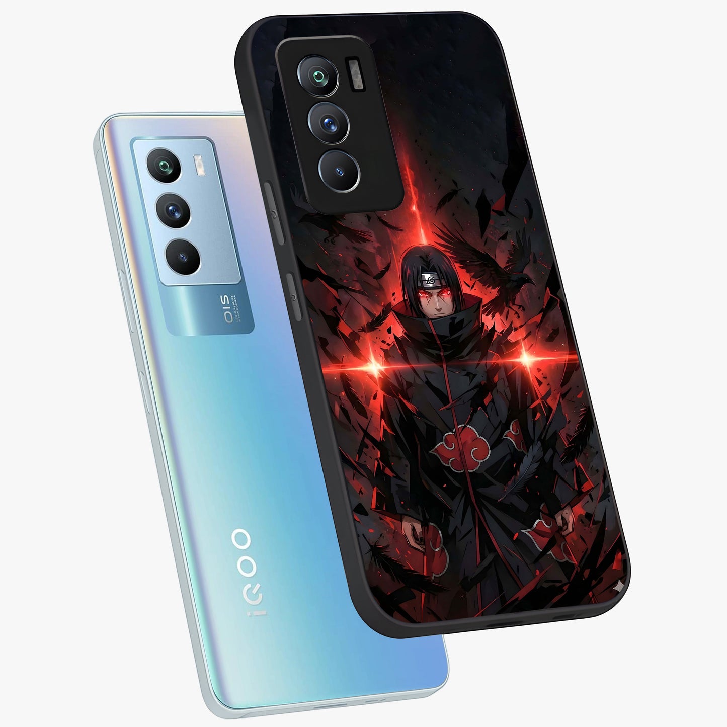 Focused Blade Discipline Glass Case displayed in angled mockup highlighting clean minimal text artwork with modern aesthetic style.