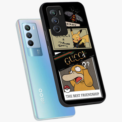 Gucci Play Mashup Glass Case displayed in angled mockup highlighting stylish fashion mashup design with bold aesthetic.