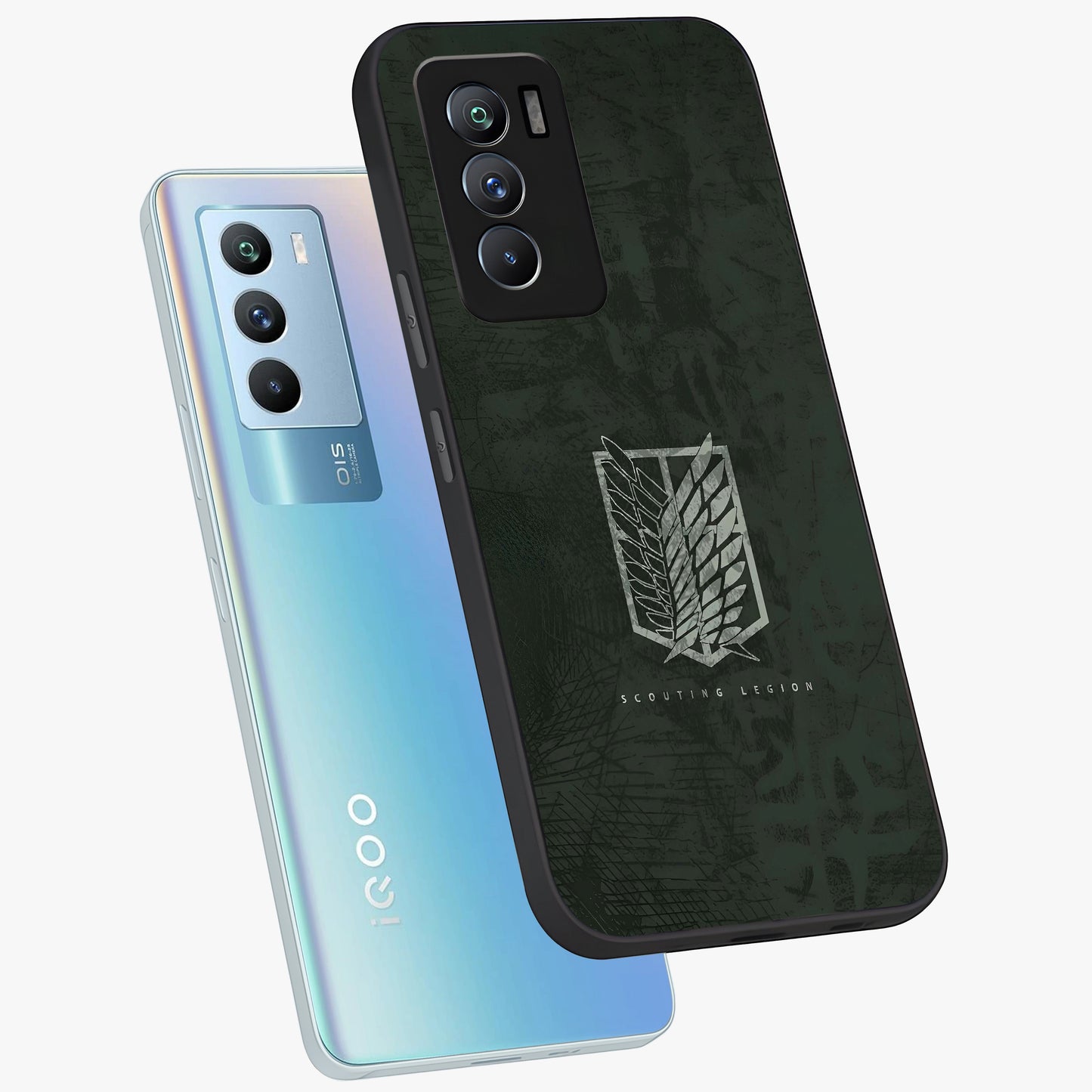 Wings Of Freedom Glass Case displayed in angled mockup highlighting graceful wing design with inspirational aesthetic.