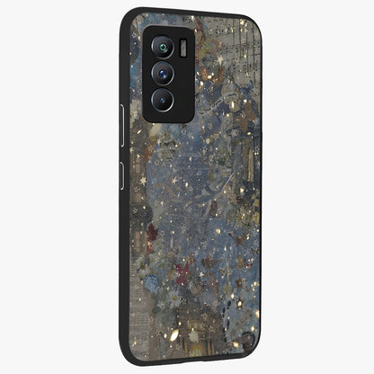 Aesthetic Astrolophia Glass Case upright view showcasing soft aesthetic theme with stylish modern look.