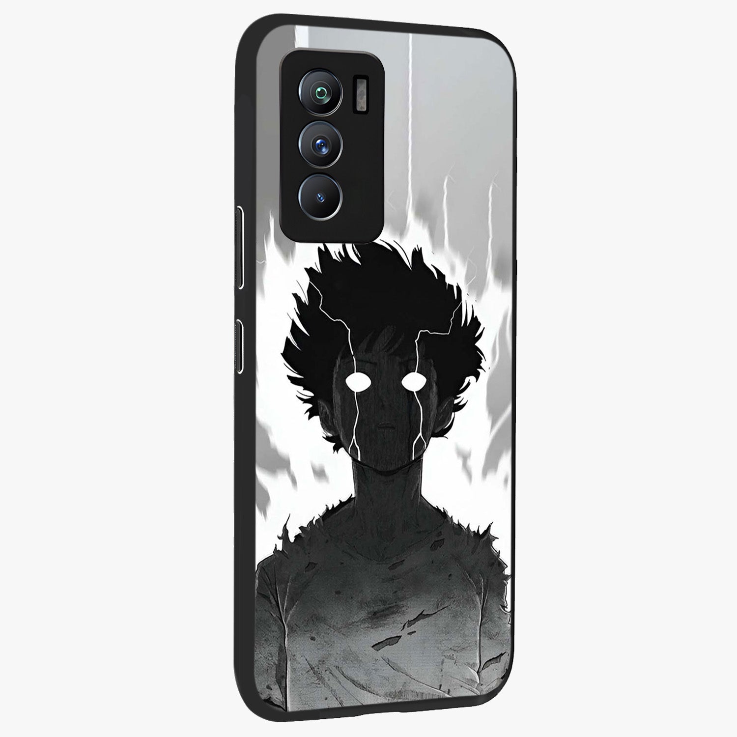 Awakened Inner Rage Glass Case upright view showcasing dramatic artwork with strong expressive aesthetic.