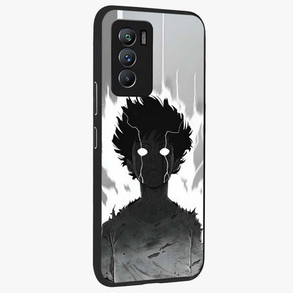 Awakened Inner Rage Glass Case upright view showcasing dramatic artwork with strong expressive aesthetic.