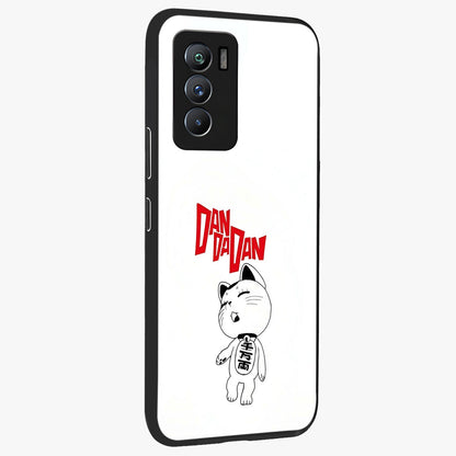 Playful Spirit Charm Glass Case upright view showcasing vibrant charm artwork with fun artistic theme.