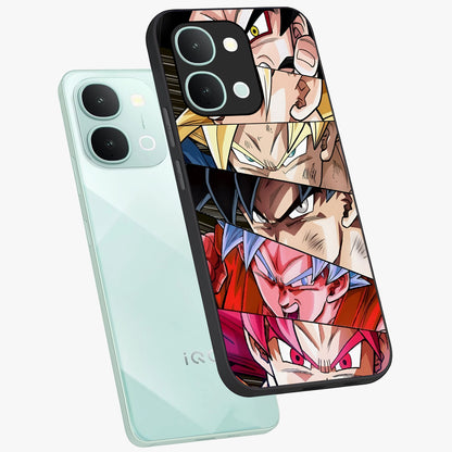 Anime Character Glass Case displayed in angled mockup highlighting colorful anime character illustration.