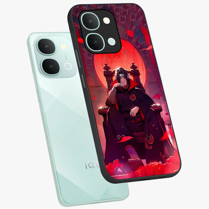 Blood Moon Sovereign Glass Case displayed in angled mockup highlighting dark celestial moon design and dramatic theme.