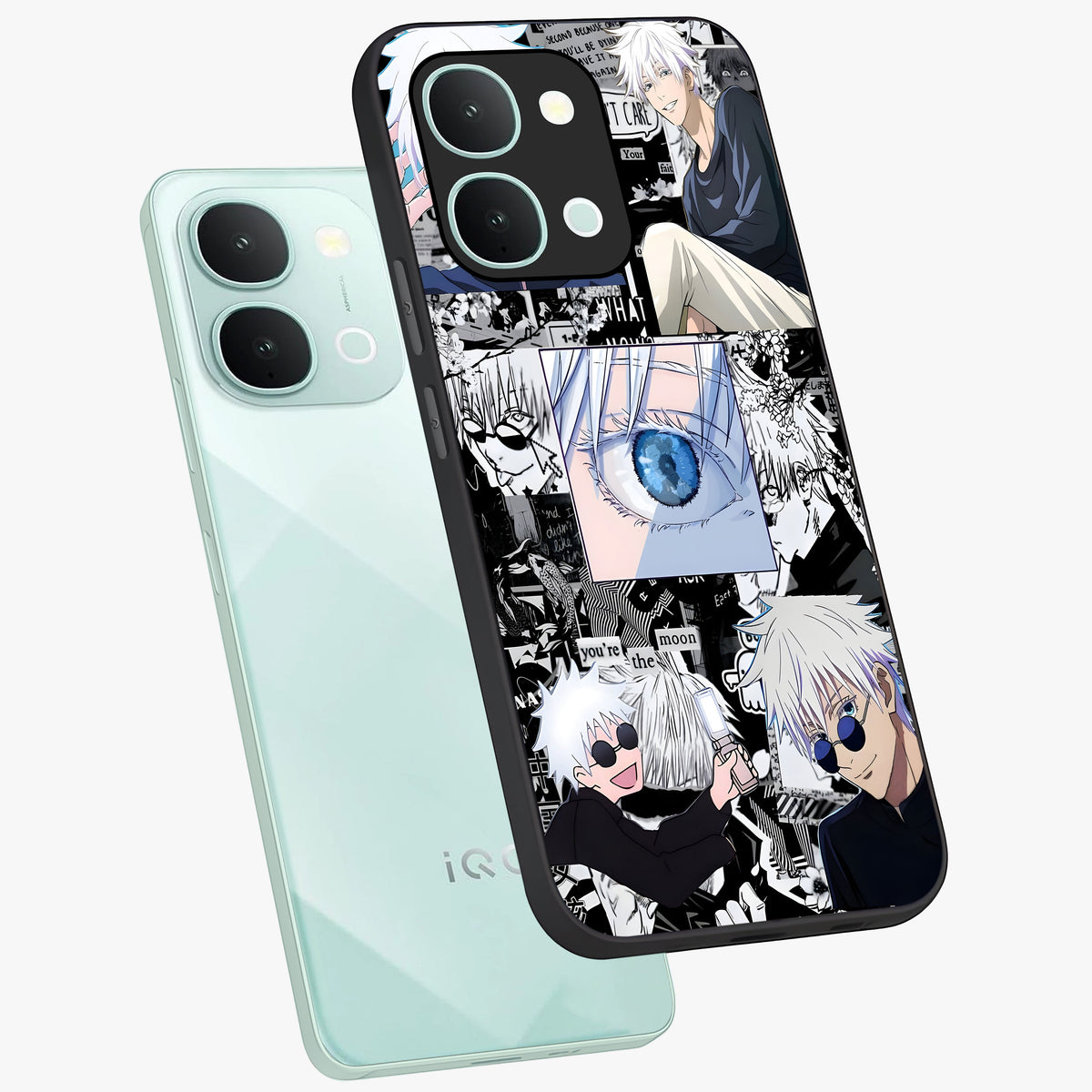 Infinity Sorcerer Chaos Glass Case displayed in angled mockup highlighting powerful magical design with fantasy aesthetic style.