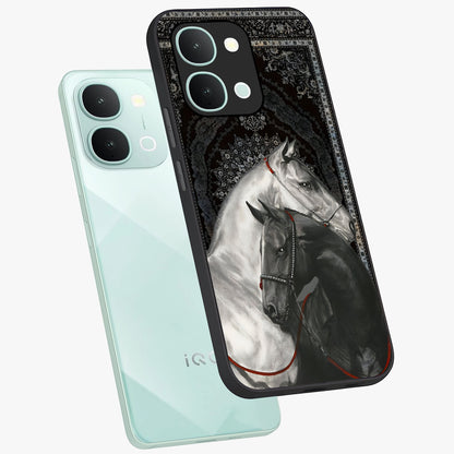 Majestic Ride Legacy Glass Case displayed in angled mockup highlighting sleek vehicle design with bold racing aesthetic.