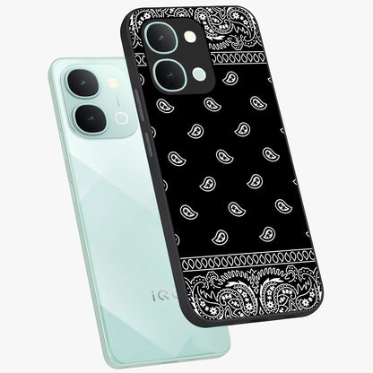 Retro Rebel Threads Glass Case displayed in angled mockup highlighting retro inspired graphic design with rebellious aesthetic.