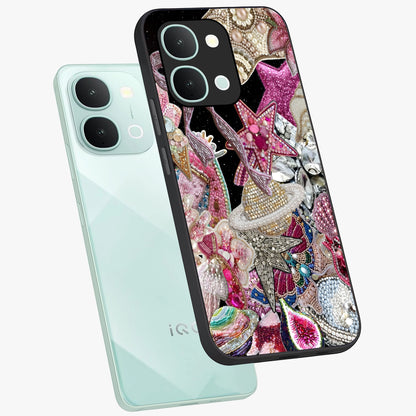 Starlit Jewel Dream Glass Case displayed in angled mockup highlighting glowing celestial jewel design with dreamy aesthetic.