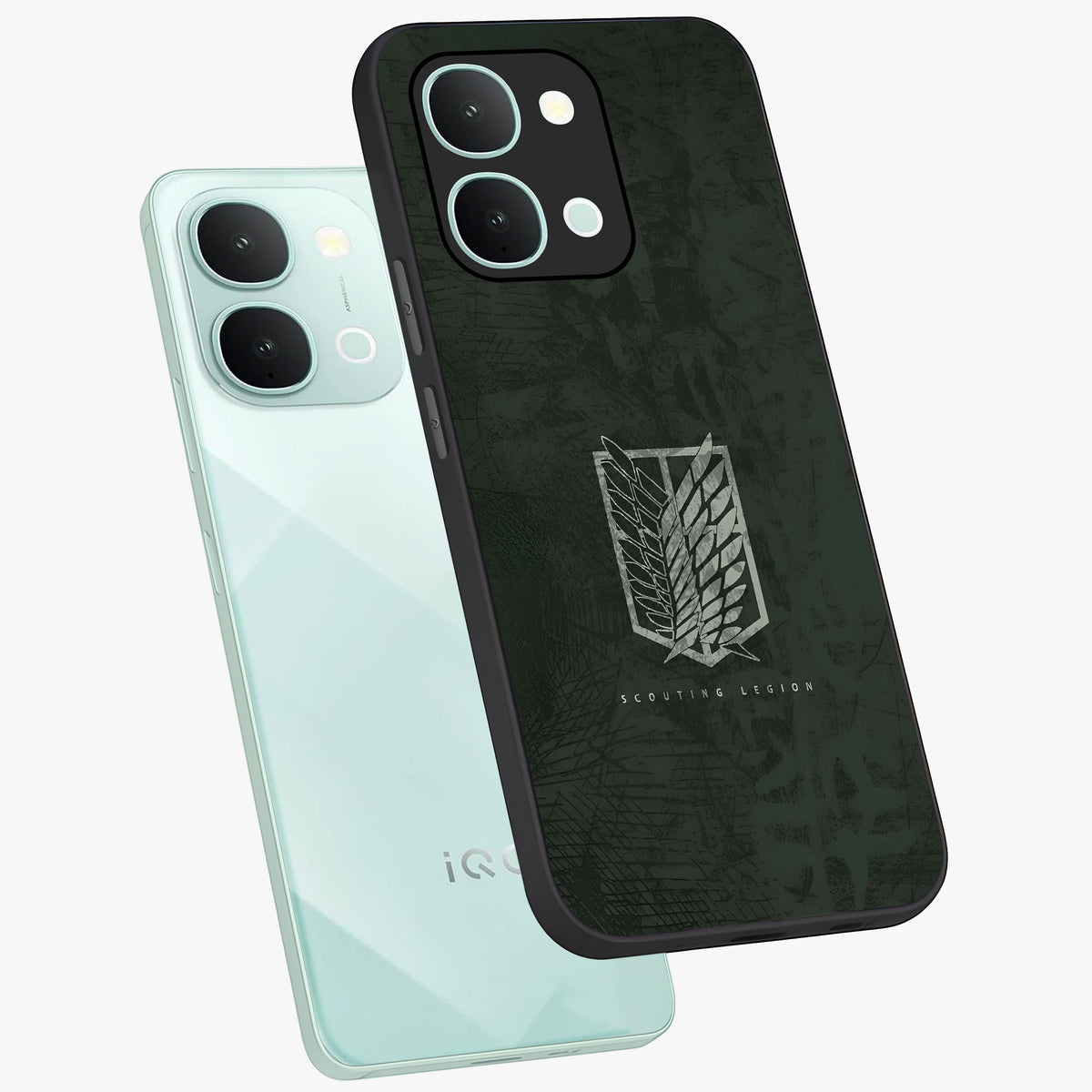 Wings Of Freedom Glass Case displayed in angled mockup highlighting graceful wing design with inspirational aesthetic.