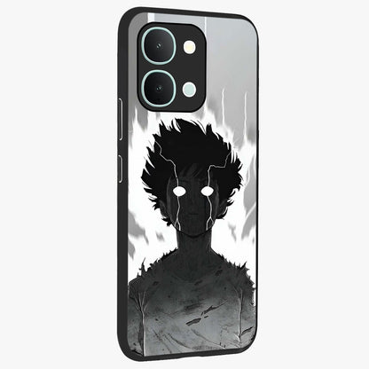 Awakened Inner Rage Glass Case upright view showcasing dramatic artwork with strong expressive aesthetic.